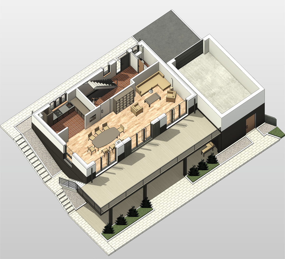 Revit_Horska_Projekt_Privathaus-mit-Garage_3